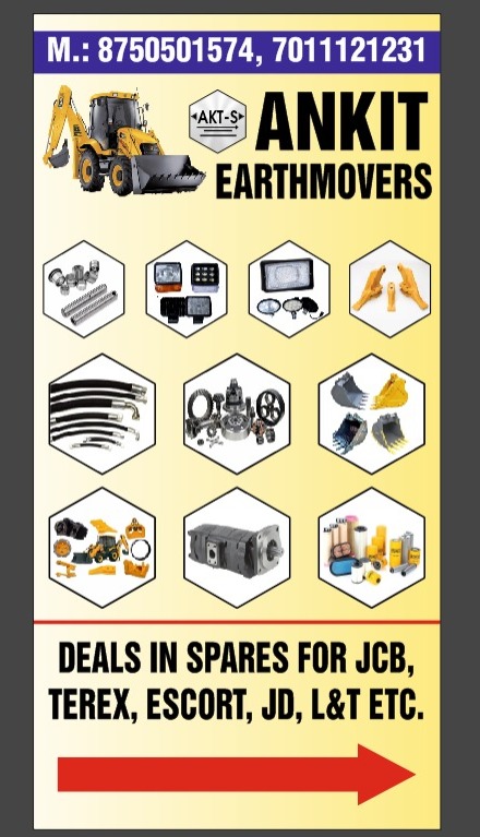 JCB 3DX Earthmover Heavy Equipment Spare Parts Delhi